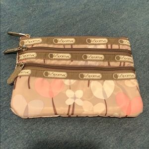 LeSportsac 3-zip Cosmetic